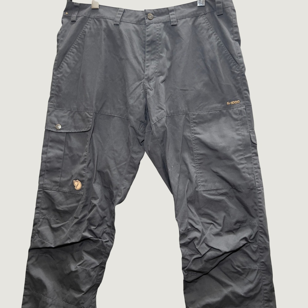 Fjallraven Karl Pro Trousers Mens 37 Dark Grey G-1000 Hiking Pants 82511